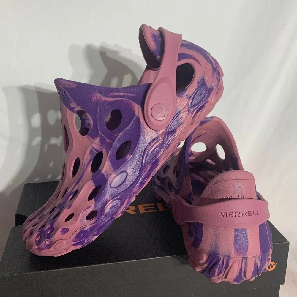 Merrell Hydro Moc Pink Purple Crocs Kids Size 3